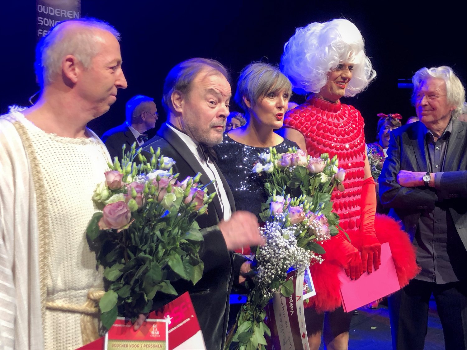 20 winnaars met Dolly Bellefleur en Joost Nuissl