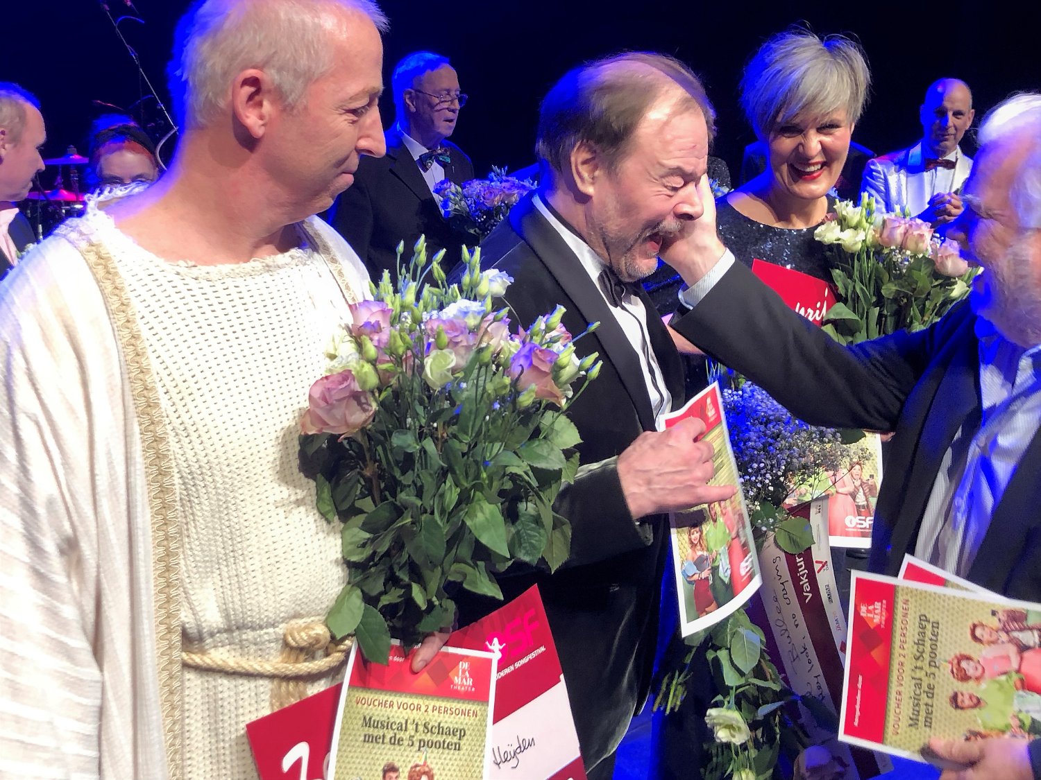 20 winnaars vlnr Dries van der Heijden Bob Bullee Machteld van der Gaag 2